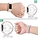 Wepro Band Compatible with Fitbit Charge 4 Bands for Women Men, Compatible with Fitbit Charge 3 Bands, Waterproof Breathable Holes Sport Strap for Charge 4/Charge 3/Charge 3 SE, Small, Pink Sand