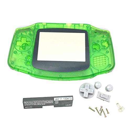 Replacement Parts Housing Shell Case Cover for Nintendo Gameboy Advance Console - Transparent Green