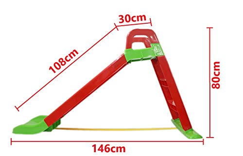 BUSDUGA Rutsche Rot - kompakte Kinderrutsche ab 18 Monate - robuster Kunststoff – Bild 3