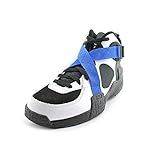 Nike Air Raid Men Round Toe Leather Black Basketball Shoe