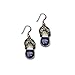 Aminco NCAA Nebraska Cornhuskers Flip Flop Crystal Earrings