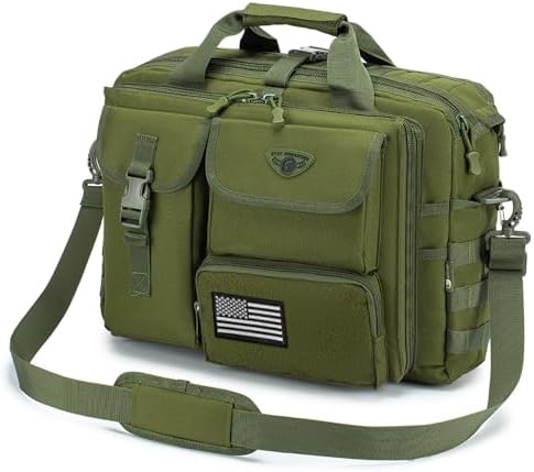 Amazon.com: Jaegvida Tactical Briefcase Laptop Military Messenger