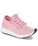 ROF Women's Lightweight Flyknit Low Top Lace Up Fashion Sneaker