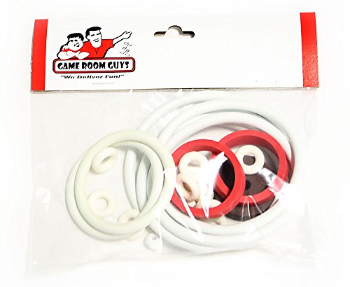 Game Room Guys Gottlieb Top Card Pinball White Rubber Ring Kit