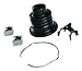 Crown Automotive 8132676K Steering Lower Shaft Boot Kit, Black, Silver