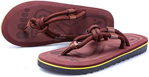 INNICON Men's Women's Flip Flop Arch Support Sandals Beach Thong Slides Braided EVA Sandal Clip Toe Gladiator Slippers