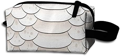 Nude Snake Skin Texture Classic Potable Makeup Organizer Bags Large Capacity Pencil Pen Case Cosmetic Bags For Travel Home Toiletry Purse Pouch With Zipper