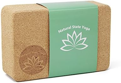 Cork Yoga Block/Brick - 3 X 6 X 9 - Eco-Friendly/Durable/Fitness - 100% Sustainable Cork Perfect For Deepening Poses And Strengthening Muscles / Odor Resistant / Lightweight