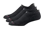 R-Gear Drymax Dry-As-A-Bone Medium Cushioned No Show Tab Socks (3 Pack), L, Black