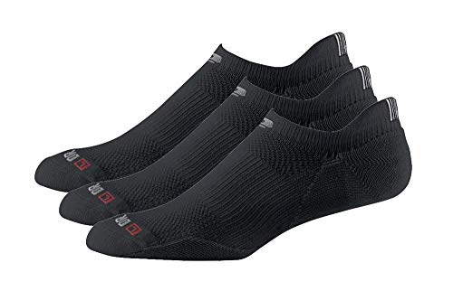 Drymax R-Gear No Show Running Socks for Men & Women (3-pairs) | Super Breathable Keep Feet Dry, Comfy and Blister-Free, L, Black, MediumCushion