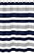 Sweet Jojo Designs Navy Blue, Gray and White Kids Bathroom Fabric Bath Teen Stripe Shower Curtain
