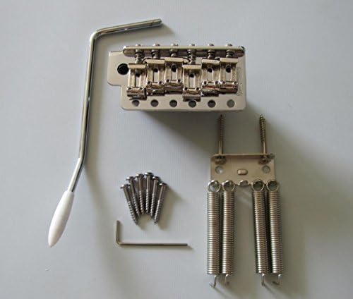 guitar parts 6 Hole Vintage Strat Tremolo Trem Bridge w/Steel Block Wvc-sb Chrome
