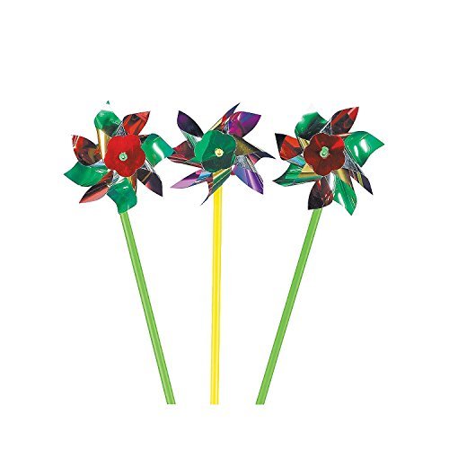 METALLIC PINWHEELS (6 DOZEN) BULK Amazon.co.uk Garden & Outdoors