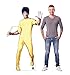 Cardboard People Bruce Lee Yellow Jumpsuit Life Size Cardboard Cutout Standup