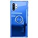 Galaxy Note 10+ Plus/5G Case, Anti Scratch & Anti Slip Soft TPU Clear Case with 360 Degree Rotation Finger Ring Kickstand [Work with Magnetic Car Mount] for Samsung Galaxy Note 10+ Plus,Blue