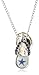 NFL Dallas Cowboys Crystal Flip Flop Necklace