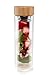 Zenfully Infused Tea Infuser, Glass Travel Tea Tumbler with Loose Leaf Tea Strainer, Portable Tea Cup with Stainless Steel Steeper, Ideal for Tea, Fruit and Essential Oils,!