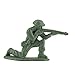 Fun Express Classic Green Army Men Toys - Bulk set of 100 Soldiers, Variety of Poses and Free Standing Base - Green