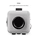 QQPOW Cube Relieve Stress for Adults Children Anxiety Attention Relieves Stress and Anxiety Release Stress Toy (Grey and Black)