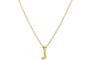 Pixie's Baby Bubble Letter Necklace, Small, Brass, No Gemstone