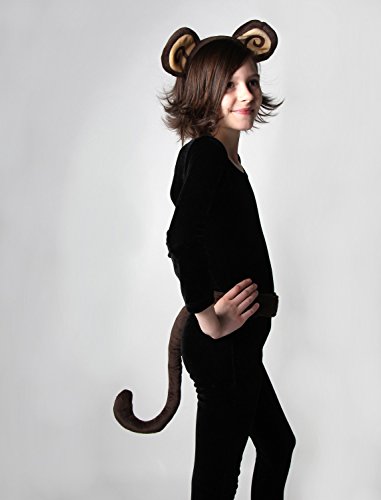 Monkey Business Headband Ears & Tail Costume Set - Thumbnail 4