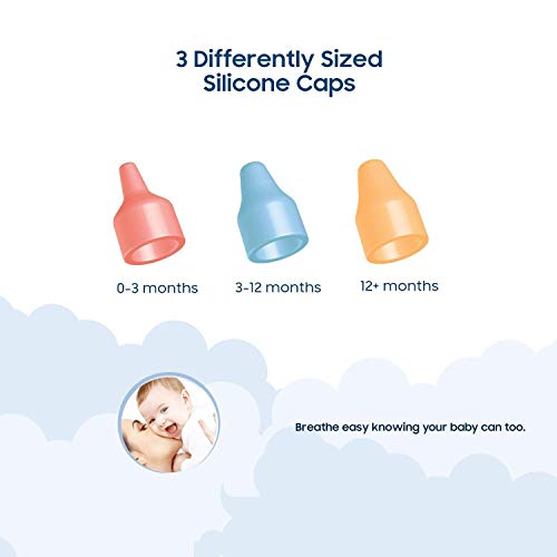 AccuMed ANC-201 V2 Electric Baby Nasal Aspirator Nose Cleaner and Suction Snot Sucker - Gentle Enough for Newborns, Infants, Toddlers. 3 Different Sized Nose Tips. Hygienic, Safe and Battery Operated - Thumbnail 2