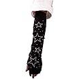 Sup-Coente Arm Warmers Y2k Knitted Fingerless Warm Gloves With Thumb Hole Arm Sleeve For Women
