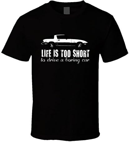 1978 Mazda Rx7 Sa22c B and W Life is Too Short Car Lover T Shirt