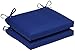 Pillow Perfect Fresco Solid Indoor/Outdoor Patio Seat Cushions Plush Fiber Fill, Weather and Fade Resistant, Square Corner - 16