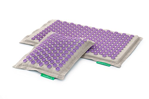 Massage Set PRANAMAT ECO (Pranamat Massage mat + PranaPillow Massage Pillow) (Natural Lavender) - Image 2