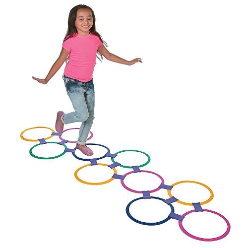 UPC 886102965665, Plastic Hopscotch Outdoor Ring Game - 25 piece set by OTC