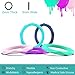 Zollen 10 Packs Silicone Wedding Rings for Women, Thin Rubber Wedding Bands Stackable Ring, Hypoallergenic Silicone