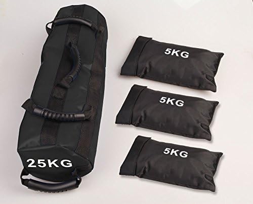 NEXPro Heavy Duty Training Weight Bag Filled Weight Lifting Body Fitness Gym Boxing Crossfit Workout Available in 55-LBS