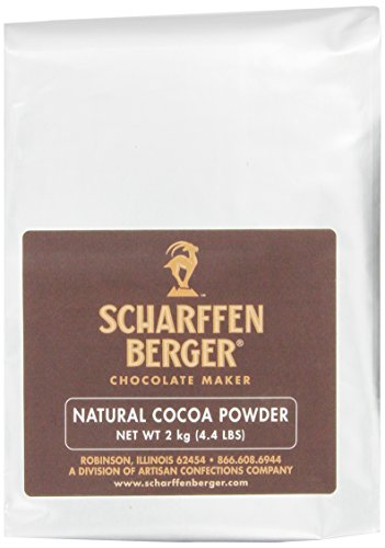 Scharffen Berger naturel non sucré cacao en poudre, 4,4 livres (2 kg) Forfait