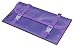WODISON Foldable Clear Hanging Travel Toiletry Bag Cosmetic Organiser Storage, Purple, One Size