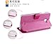 Honor 3c Case Silk Flip Leather Case for Huawei Honor 3c Cover Skin Shell (Rose Pink)