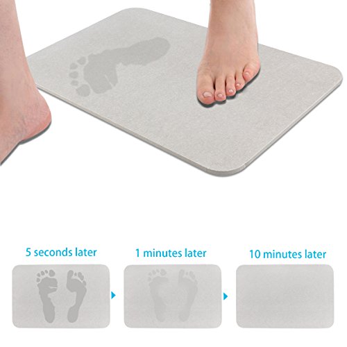 WINOMO Diatomaceous Earth Bath Mat Natural Antibacterial AntiSlip Bathroom Mat Buy Online in