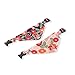 Kimono Cat Bandana Collar (Purple) with Bell Safety Breakaway Soft Lightweight for Cats Kitty Kitten Japanese Stylish Pattern, No.1 Seller in Japan