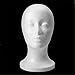 Kekailu Female Head Model Wig Hair Hat Display Styrofoam Foam Mannequin Manikin