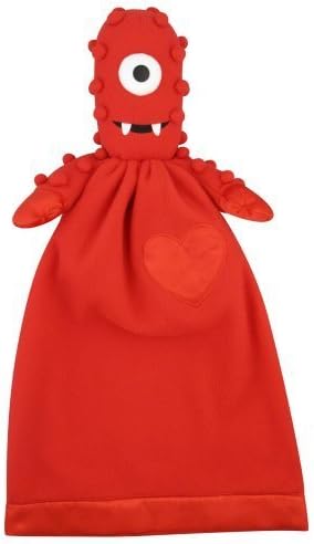 Yo Gabba Gabba Plush Brobee Lovie Security Blanket (Muno-Red)
