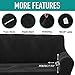 Rose Home Fashion RHF Velvet Loveseat Slipcover Slipcovers for Couches and Loveseats, Loveseat Cover&Couch Cover for Dogs, 1-Piece Sofa Protector(Black -Loveseat)
