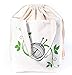 Knitting Tote Bag by Gretchens Meadow Knitting - Handmade for Projects, Storage for Yarn, Needles, Crochet Hooks - Foldable with Pouches, Great Organizer, Cotton w/Canvas Lining to Stand