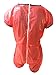 Haian Unisex Transparent Super Soft PVC Adult Baby Rompers (Red, XX-Large)
