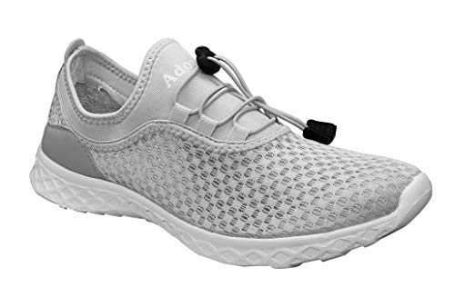 Water Shoes for Women Mens Atheletic Barefoot Aqua Socks Summer Outdoor Water Socks Slip on Mesh Swim Shoes for Beach Swim Surf Yoga Exercise - Thumbnail 4