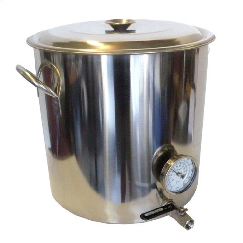 Home Brew Stuff 32 quart Stainless Steel Beer Brewing Kettle