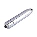 Vktech Waterproof Vibrating Eggs Bullet Vibrator Massager Adult Sex Toys for Women (Silver)