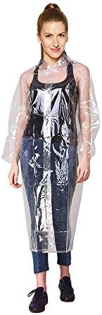 Devil Transparent 100% Water Proof Rain Coat|Rain Coat with Hood & Bottom for Men|Women - Raincoat