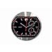 Ducati Corse Aluminum and Glass Wall Clock Black 987691020 Battery Operated