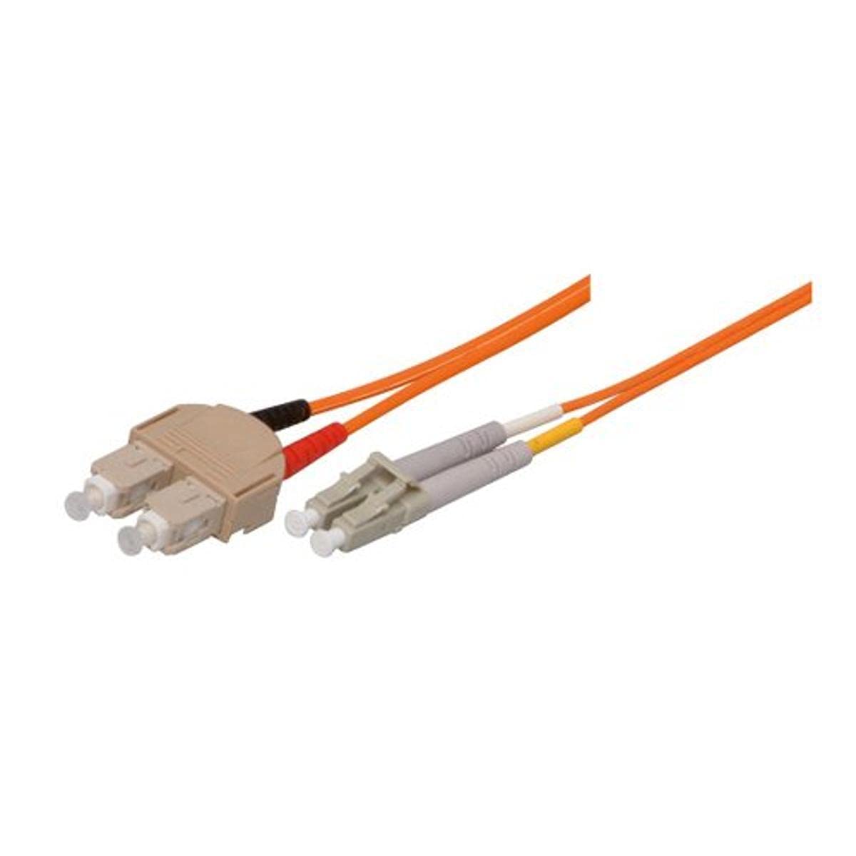 Tecline 86615 OM1 Fibre Optic Cable 62.5/125 µm/orange, 15.0 M
