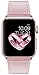 Compatible with Apple Watch Band, COVERY 42mm 44mm Soft Genuine Leather Strap Wristband Compatible Apple Watch Series 4(44mm),Series 3, Series 2, Series 1, (42mm) Sport & Edition - Rose Gold